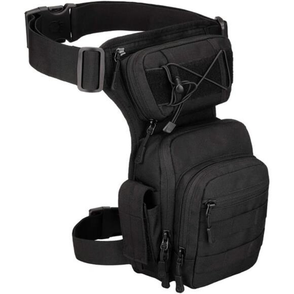 Tactical Drop Leg Bag for Men Women Military Thigh Pouch Outdoor Motorcycle - Picture 1 of 6